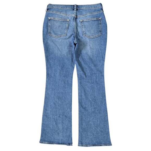 Old Navy NWT High Waisted Built In Tough Flare Jeans Medium Wash Girls 16 Plus - Picture 3 of 11